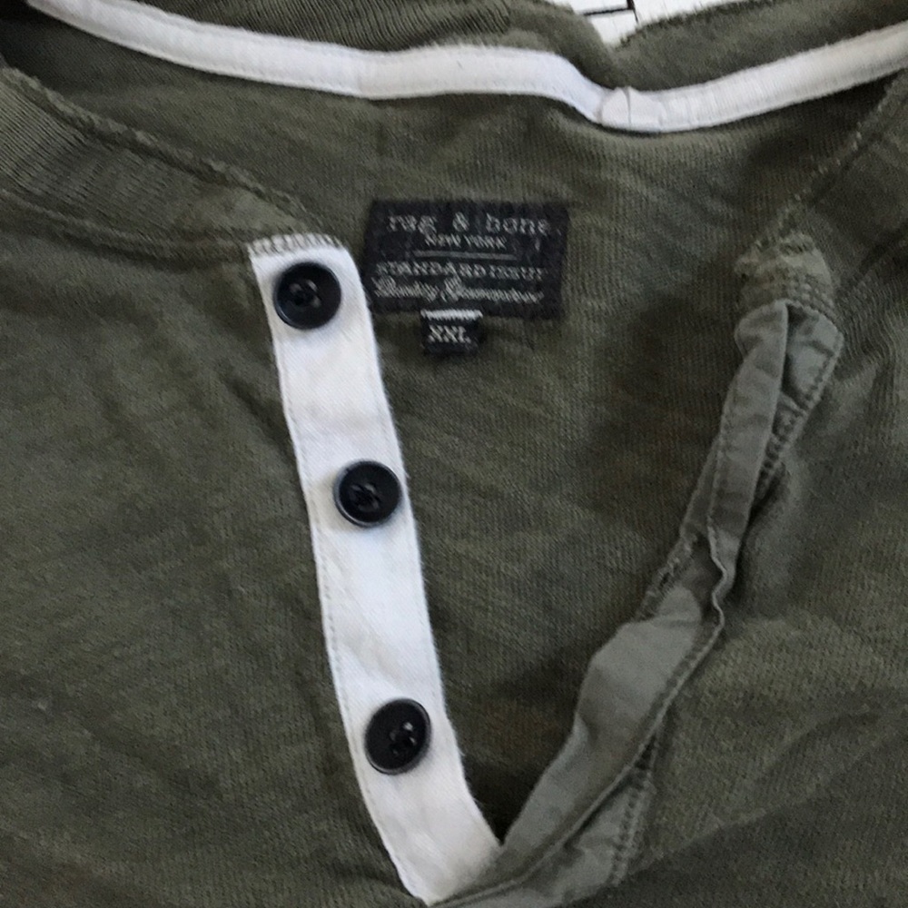 Rag & Bone men’s Henley XXL